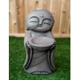 thumbnail image 1 of LUCKY JAPANESE JIZO WITH BOWL, 1 of 2