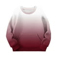 thumbnail image 3 of Erwazi Kids Athletic Sweatshirts with Pockets Boys Girls Casual Long Sleeve No Hoodies Sweatshirt Soft Warm Fall Winter Trendy Pullover Tops, 3 of 6