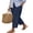 C Blue, variant on Women's Pants Elastic Waist Drawstring Pants Casual Cotton Pants Lightweight Lounge Pants with Pockets Size L