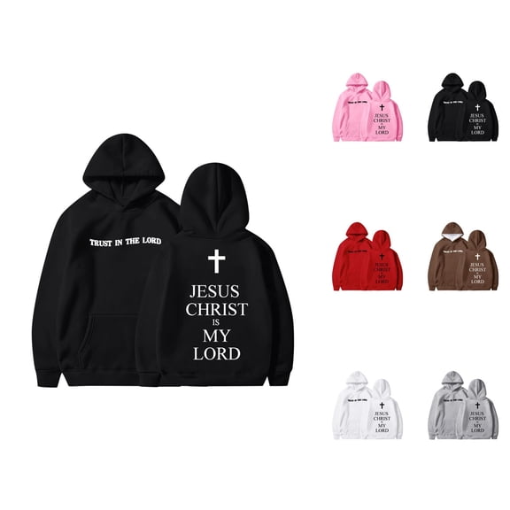 Christian Hoodies for Girl Long Sleeve Bible Verse Graphic Hooded Sweatshirt with Pockets Kids Pullover Tops
