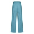 thumbnail image 5 of Bigersell Work Jeans for Men Jeggings Discount Ladies Jeans High Waisted Straight-Leg Denim Pants Button Closure Ripped Pull On Jeans Female Straight Mid Waist Long Pants Style J-45 Sky Blue 3XL, 5 of 6