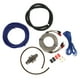 thumbnail image 1 of Kit de cableado de amplificador, instalación de amplificador de potencia 8GA Kit de instalación de amplificador de potencia Cable de subwoofer Diseño fácil de usar, 1 of 9