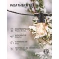 thumbnail image 2 of Brightech Ambience Pro Cadena de luces solares para exterior – Super brillante control remoto color ajustable cadena de luz al aire libre – Cadena de grado comercial 12 bombillas LED impermeables para, 2 of 8