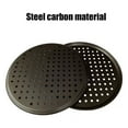 Hot Pizza Pan NonStick Coating Steel Crisper Portable Tool for Home
