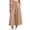 06# Khaki, variant on Women Cotton Wide Leg Pants for Ihhxva Plaid with Pockets Elastic Waist Capri Trousers High Waisted Flowy Casual Summer Office S-2XL