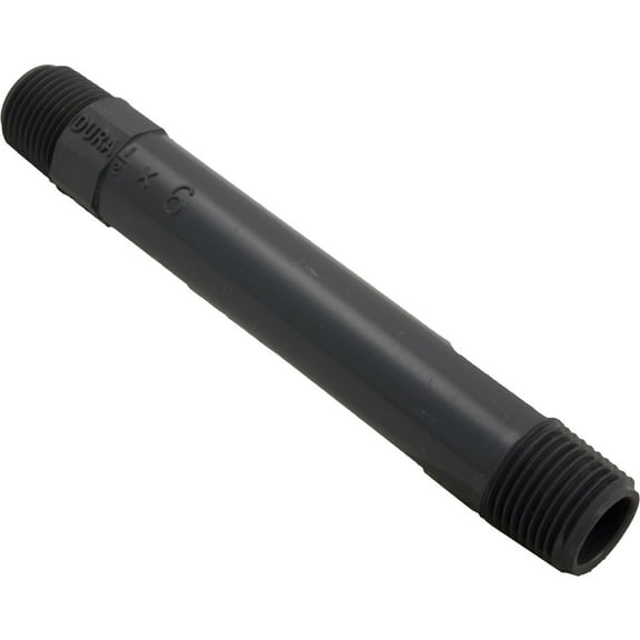 Nipple, 1/2" Male Pipe Thread x 6", SCH80