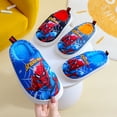 thumbnail image 2 of Zapatilla de algodón con estampado de superhéroe de dibujos animados para niños de Disney suave otoño invierno cálido bebé niño niña interior hogar dormitorio algodón Shoes36-37 (plantilla 22 CM) Gao Jinjia LED, 2 of 2