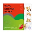 thumbnail image 1 of Papel Adhesivo de Vinilo Transparente para Impresión Inkjet, 60 Hojas, 1 of 9