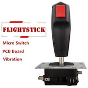 1 * Flight Stick Arcade Game Cabinet Grap Flight Joystick Trigger Top Fire Button