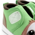 thumbnail image 6 of ikiki Sloth Squeaky Toddler Shoes | Green/Brown, 6 of 9