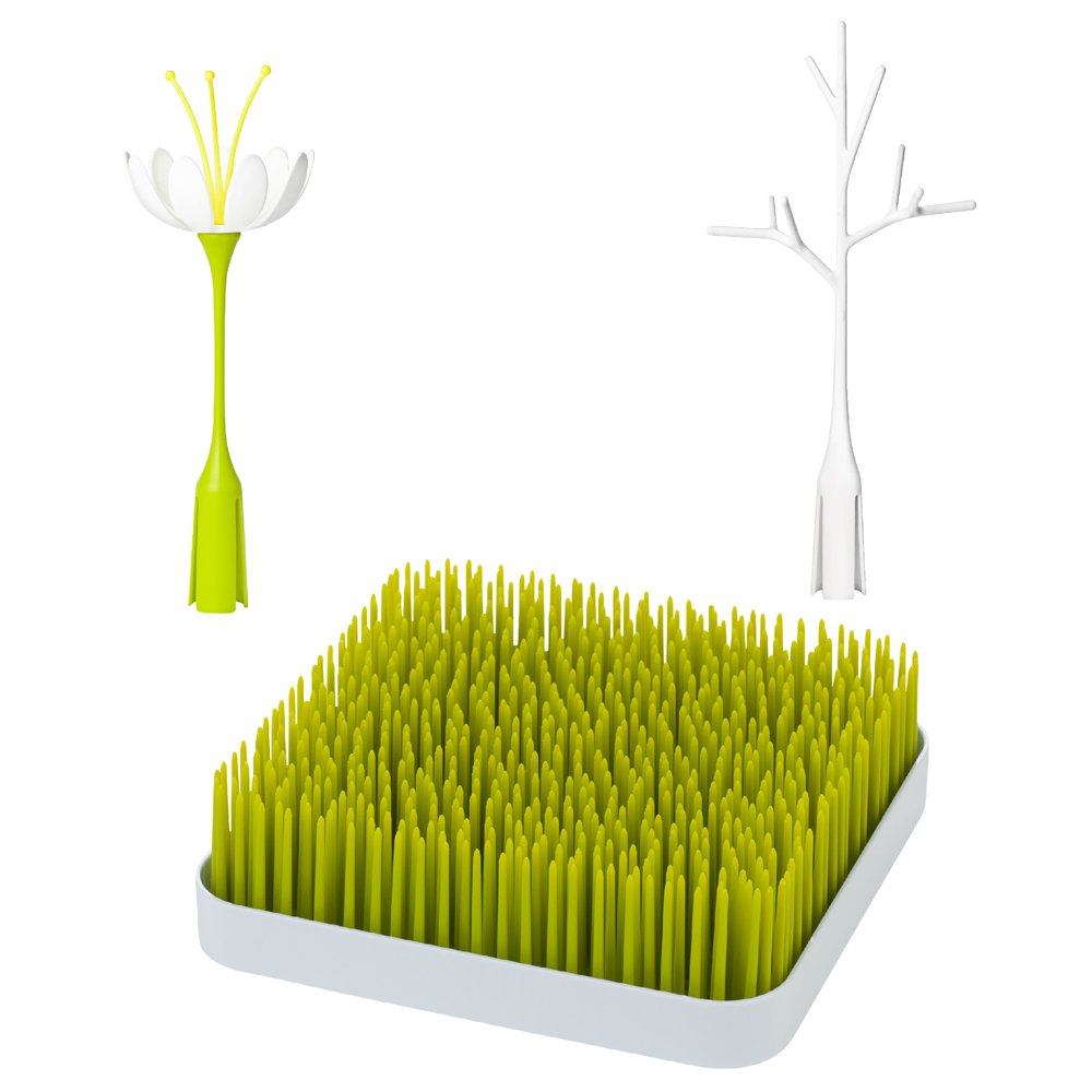 Boon GRASS Countertop Drying Rack with STEM and TWIG