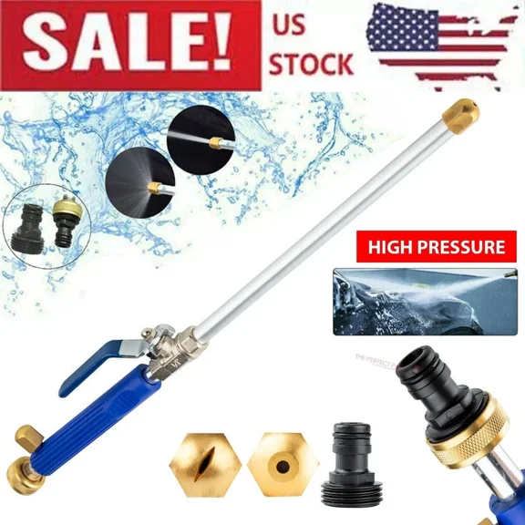 PURELY- High Pressure Power Washer Water Spray Gun Nozzle Wand Attachment Garden Hose