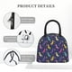 thumbnail image 4 of Disketp Colorful Dinosaur Bolsa Térmica para Almuerzo, Lonchera con Abertura Amplia y Gran Capacidad, Organizador Reutilizable para Mujeres, Hombres y Adultos, 4 of 6