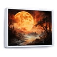 thumbnail image 2 of Designart "Glowing Amber Venus The Evening Star II" Venus Floater Framed Wall Art Print, 2 of 7