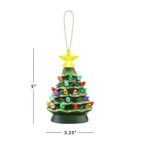 Mr Christmas - 5" Green Nostalgic Trees - Set of 3