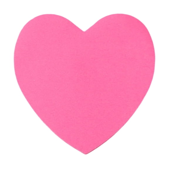 Practical Heart Shaped Sticky Notes for Message Scenarios