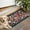White-198, variant on Bohemian Retro Floral Non-Slip Entryway Door Mat,Boho Indoor Decor Durable Low Plush Door Mat,Washable Welcome Rug for Patio Hallway Home Decor 17x30 Inches