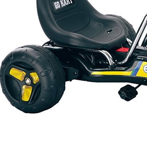 Lil’ Rider Comfortable Kid Push & Pedal Ride-On, Black, 37.00 x 25.00 x 20.00 Inches, 21.1 lbs