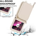 thumbnail image 4 of Cheeroll Wallet Cell Phone Case for Motorola Moto Razr+ 2023, White, 4 of 14