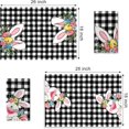 thumbnail image 5 of 2 Pack Easter Kitchen Towels Dish Towels, 18x26 Inch Seasonal Cloth Tea Towel Bunny Happy Easter Hand Towel Dishcloth Spring Holiday Flowers Cloth Towel for Home Housewarming Gift, 5 of 5