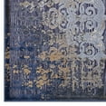 thumbnail image 3 of Modway Kalene 63x90.5" Distressed Vintage Turkish Area Rug in Blue/Rust/Cream, 3 of 4