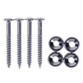 thumbnail image 2 of Guitar Neck Joint Bushings Set Metal Rustproof for Electric Bass Players Luthiers Guitar Bass Ferrules with Nuts, 2 of 7