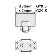 Narva 58355 EVV 6128 120W T4 6.6A Airfield Lamp