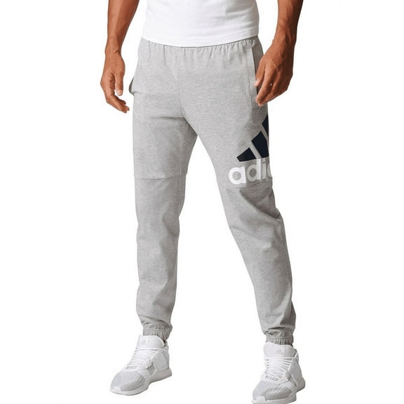 Adidas MEDIUM GREY Men's Essential Performance Jogger Pants, US 3X-Large
