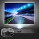 thumbnail image 2 of Mini Proyector de Luces Led Al Aire Libre, Proyector Portátil 1080P, Proyector de Películas Al Aire Libre, Proyector de Películas Led, Proyector de Películas con Interfaz Usb Y Control Remoto, 2 of 9