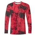 thumbnail image 5 of SGFCWSX Big Tall Men Blouses, Quick Dry Round Neck Classic Camping Travel Tops Red XL, 5 of 5