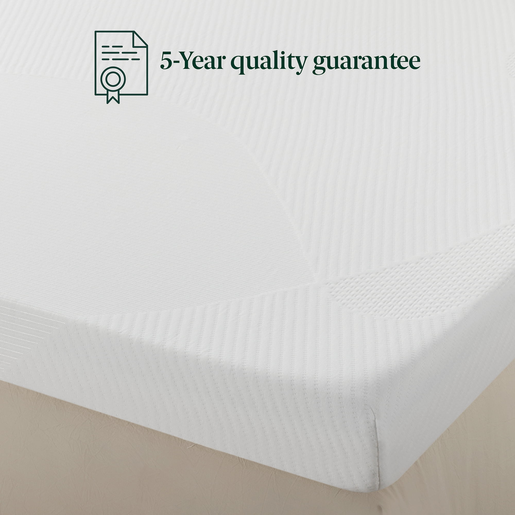 Zinus Spa Sensations Dual-Layer 4" Memory Foam Mattress Topper, Twin