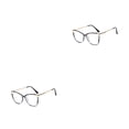 thumbnail image 4 of Minnieouse Gafas de ojo de gato a la moda, gafas transparentes para mujer con luz azul, gafas de estilo Vintage, montura grande, gafas negras Negro 2piezas, 4 of 6