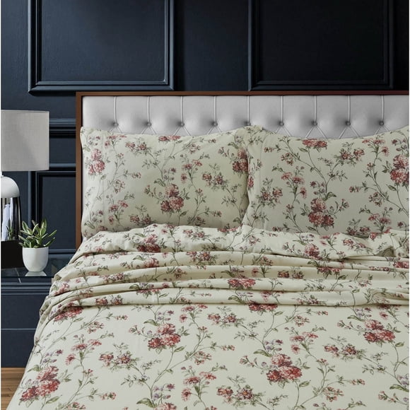 Juego de sábanas de franela Tribeca Living Twin XL, 100% algodón, 200 g/m²