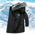 thumbnail image 2 of Winter Male Down Jacket With Large Collar Mid Length Hooded Windproof And Warm Male Jacket, 2 of 6