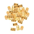 thumbnail image 3 of HILABEE 100 Pieces Dreadlocks Beads Beard Beads Fashion Adjustable Decorative Hair Braid A, 3 of 8