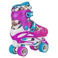 thumbnail image 4 of Roller Derby Sprinter Girl's 2-in-1 Quad Roller and Inline Skates Combo, Zebra (Size 3-6), 4 of 6