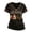 #02 Black, variant on Fall Halloween Thanksgiving Christmas Womens Casual V-Neck T-Shirt, I'm Ready for The Ber Months Funny Print Short Sleeve Graphic Top,3XL,Red