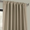 thumbnail image 2 of Classic Taupe Blackout Room Darkening Curtain (1 Panel), Classic Taupe, 50W X 108L, 2 of 6