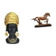 thumbnail image 1 of Estatua de mujer africana, figura de caballo, escultura de resina, adorno de animal coleccionable con detalles realistas, ideal para regalar, para la, 1 of 8