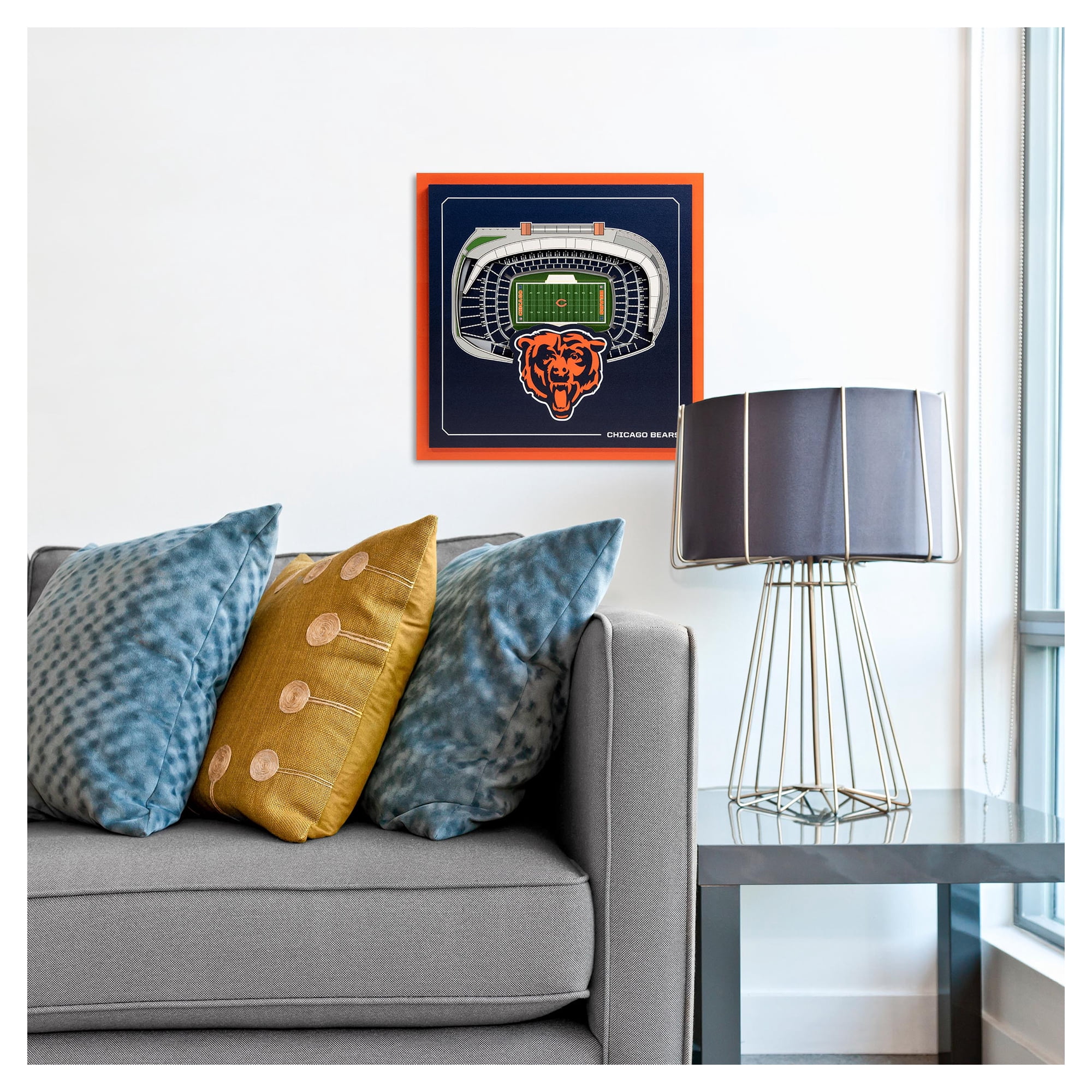 IDNA Chicago Bears 12" x 12" Stadium Series 3D Wall Art