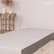 Milliard 4-inch Cot Tri Folding Foam Mattress with Washable Cover, (75 x 31 x 4)
