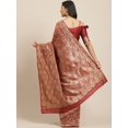 thumbnail image 3 of Maroon & Golden Woven Design Kanjeevaram Saree - 12416250, 3 of 5