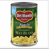 Del Monte Cut Wax Beans 14.5 oz (Pack of 6)
