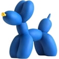 thumbnail image 2 of Adorno artístico y divertido con forma de perro con forma de globo de colores vivos: decoración llamativa y divertida para el hogar y la oficina (boca de oro azul zafiro), 2 of 7