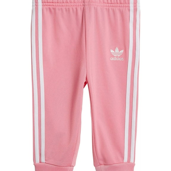 Adidas Girls Superstar Athletic Track Pants, Pink, Infant, 9 mos