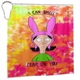thumbnail image 2 of Cartoon Bob's Burgers Louise Shower Curtain Cute Anime Shower Curtain Polyester Fabric Bathroom Decor Curtain Set with Hooks 72In, 2 of 8