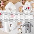 thumbnail image 4 of CAUYDY Preemie Boys Sleepers Baby Clothing Fall Winter Newborn Long Sleeve Romper Infant Boy Soft Pajamas Toddler Loungewear 0 3 6 9 Months 1T 2T White for Sizes 12-18 Months, 4 of 8