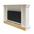 thumbnail image 6 of Waverly Wide Mantel with Linear Electric Fireplace &amp; Crystal Ember Bed, White Marble, 6 of 9