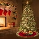 thumbnail image 4 of Alfombra de falda de árbol de Navidad, decoración de Año Nuevo, adornos de falda de árbol, suministros de fiesta festiva, 100CM, 4 of 4