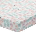 thumbnail image 6 of Lambs & Ivy Watercolor Pastel Pink/Mint Rainbow 5-Piece Baby Crib Bedding Set, 6 of 9